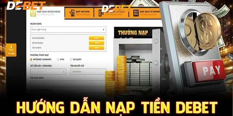 Hướng dẫn nạp tiền debet